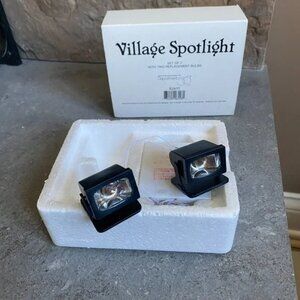 Dept. 56 Village Spotlight #52611, set of 2, Black